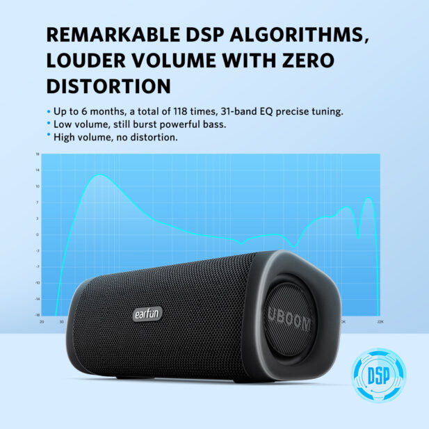 EarFun UBOOM® L JumboBass™ Portable Bluetooth Speaker