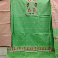 কটন জামদানি থ্রি পিস